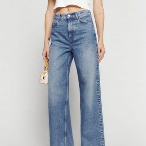 Reformation Cary High Rise Slouchy Wide Leg Jean